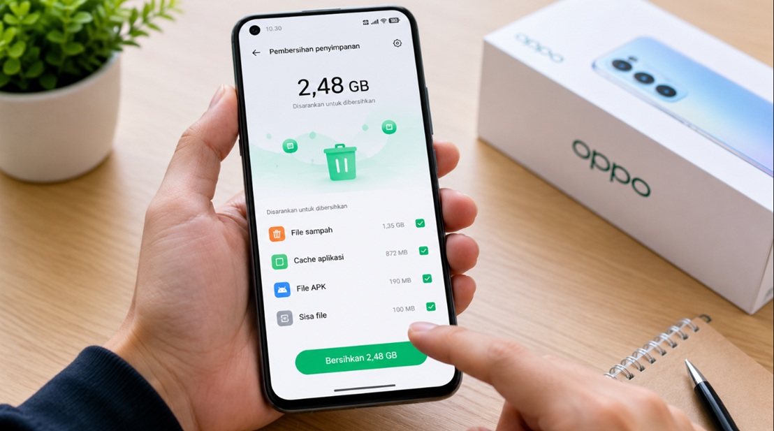 Cara Menghapus Sampah di HP OPPO agar Memori Lega dan Tidak Lemot