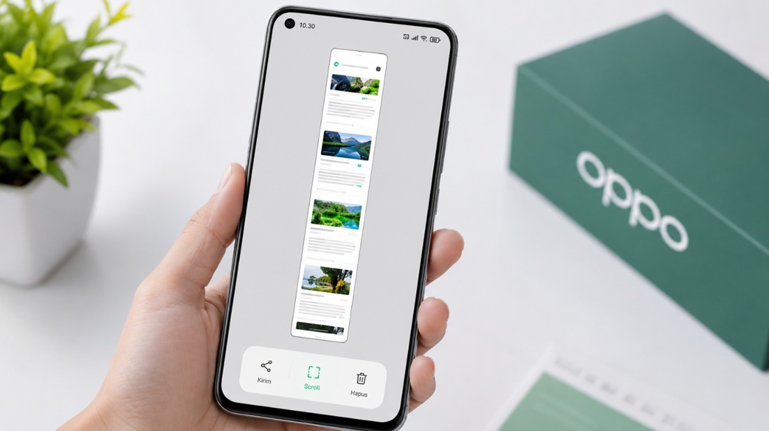 Cara Screenshot Panjang di HP OPPO untuk Kerja dan Kuliah, Plus Solusi Jika Gagal