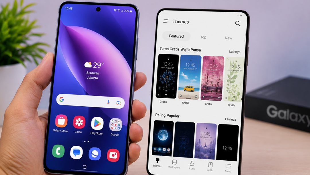 Cara Ganti Tema Gratis di HP Samsung dengan Mudah