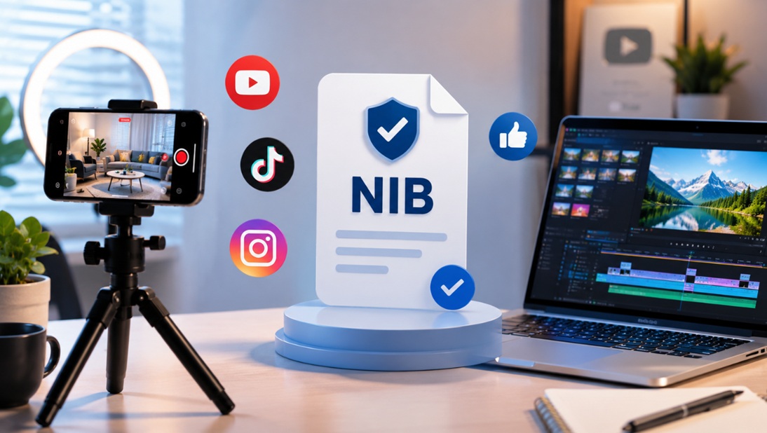 Apa Itu NIB Konten Kreator? YouTuber, TikToker, dan Influencer Wajib Punya