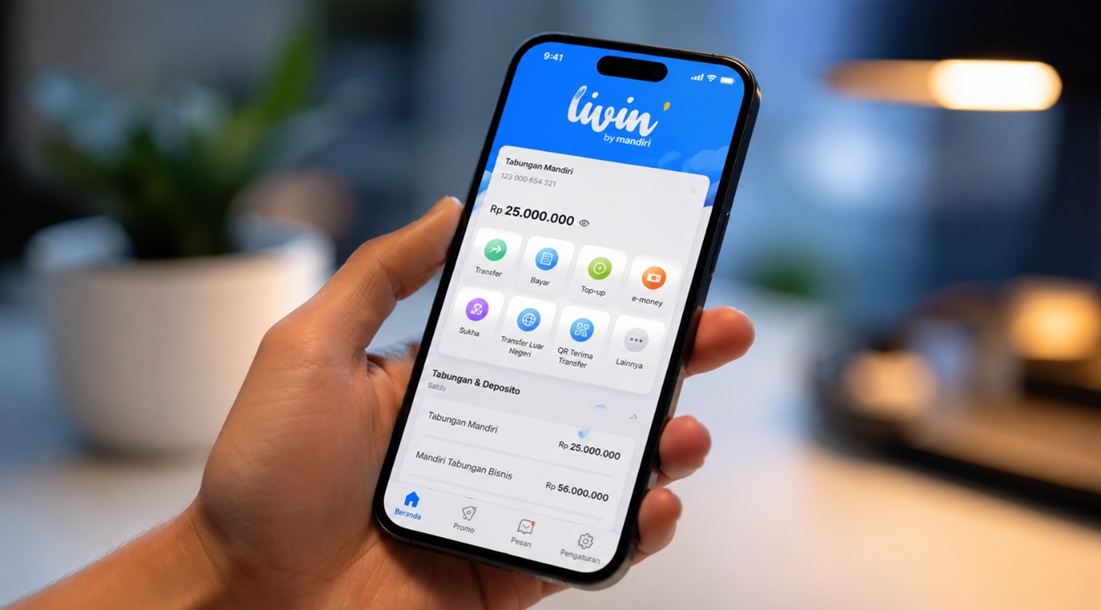 Cara Bayar Tagihan AdaKami Lewat Livin' by Mandiri
