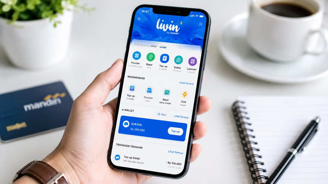 Panduan Lengkap Top Up Saldo DANA lewat Livin by Mandiri