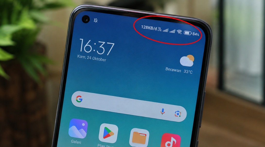 Cara Menampilkan Kecepatan Internet di HP Xiaomi HyperOS