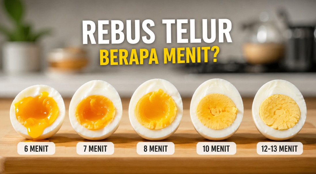 Rebus Telur Berapa Menit? Ini Panduan yang Tepat