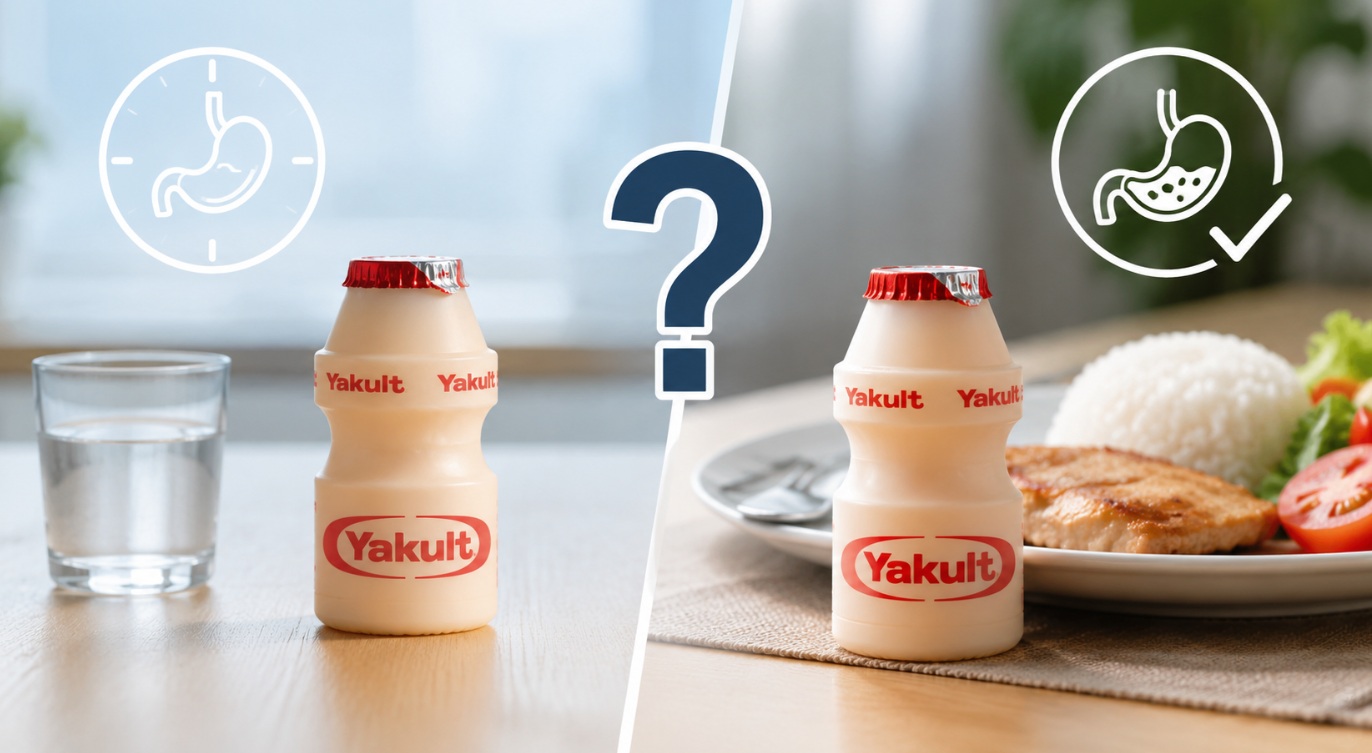 Minum Yakult Sebelum atau Sesudah Makan, Mana Waktu terbaik?