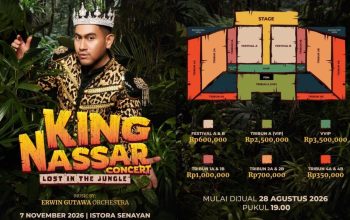 King Nassar Gelar Konser "Lost in the Jungle" di Istora, Ini Harga Tiketnya