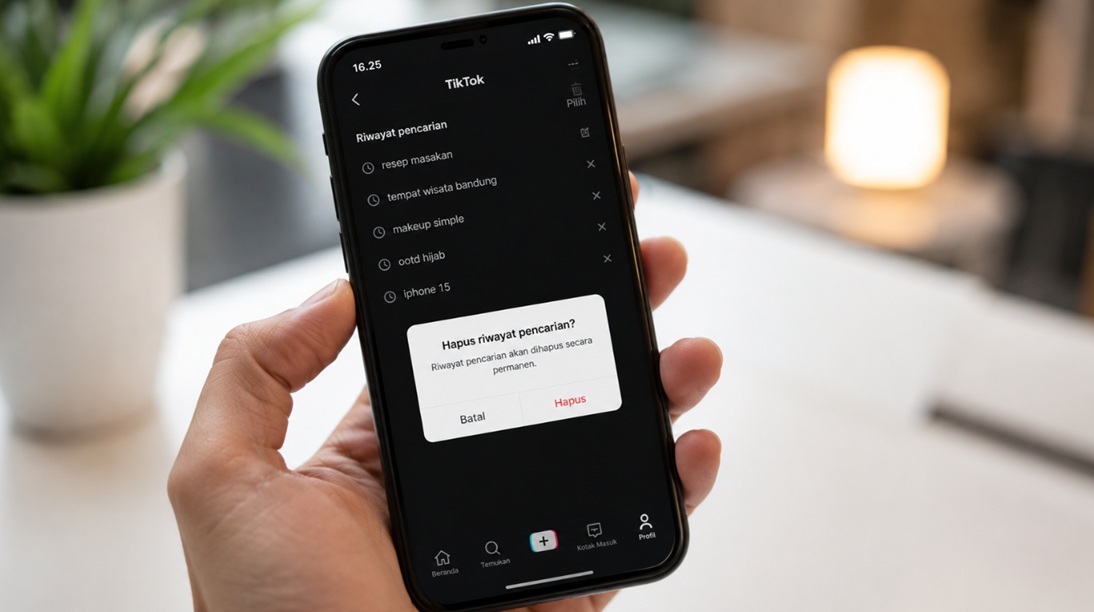 Begini Cara Menghapus Riwayat TikTok dengan Mudah