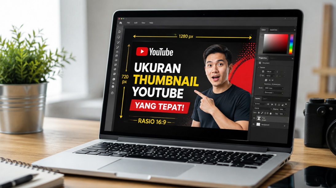 Ukuran Thumbnail YouTube Terbaru dan Cara Membuatnya