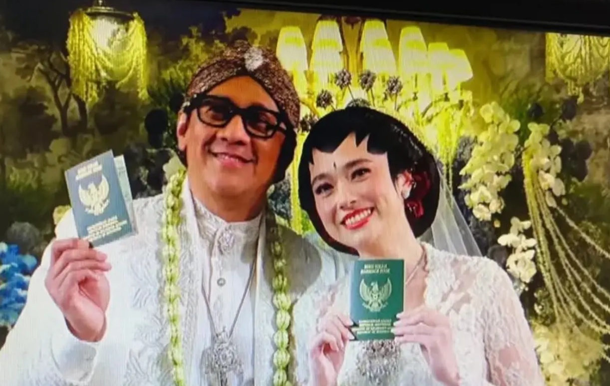 Andre Taulany Resmi Menikah dengan Amanda Rigby