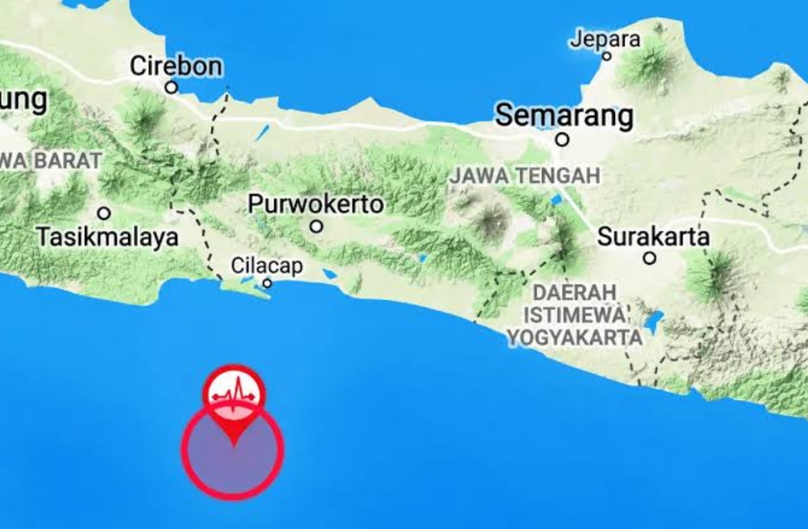BMKG: Gempa Terkini Cilacap M 5,4 Terasa Hingga Pangandaran
