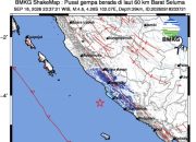 Gempa M 4,6 Landa Seluma, Terasa di Kota Bengkulu