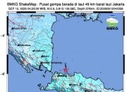 Gempa M 5,9 Guncang Barat Laut Jakarta-Banten, BMKG: Tak Potensi Tsunami