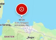 Kepulauan Seribu Diguncang Gempa 5,9 SR