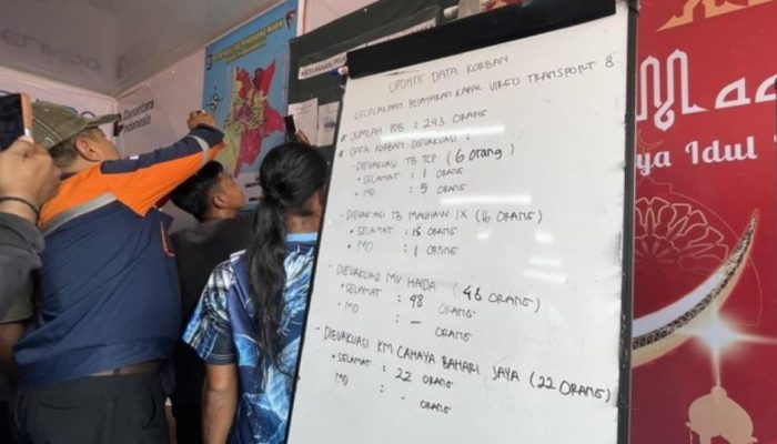Identitas 6 Penumpang KM Virgo yang Meninggal Masih Diverifikasi Tim DVI