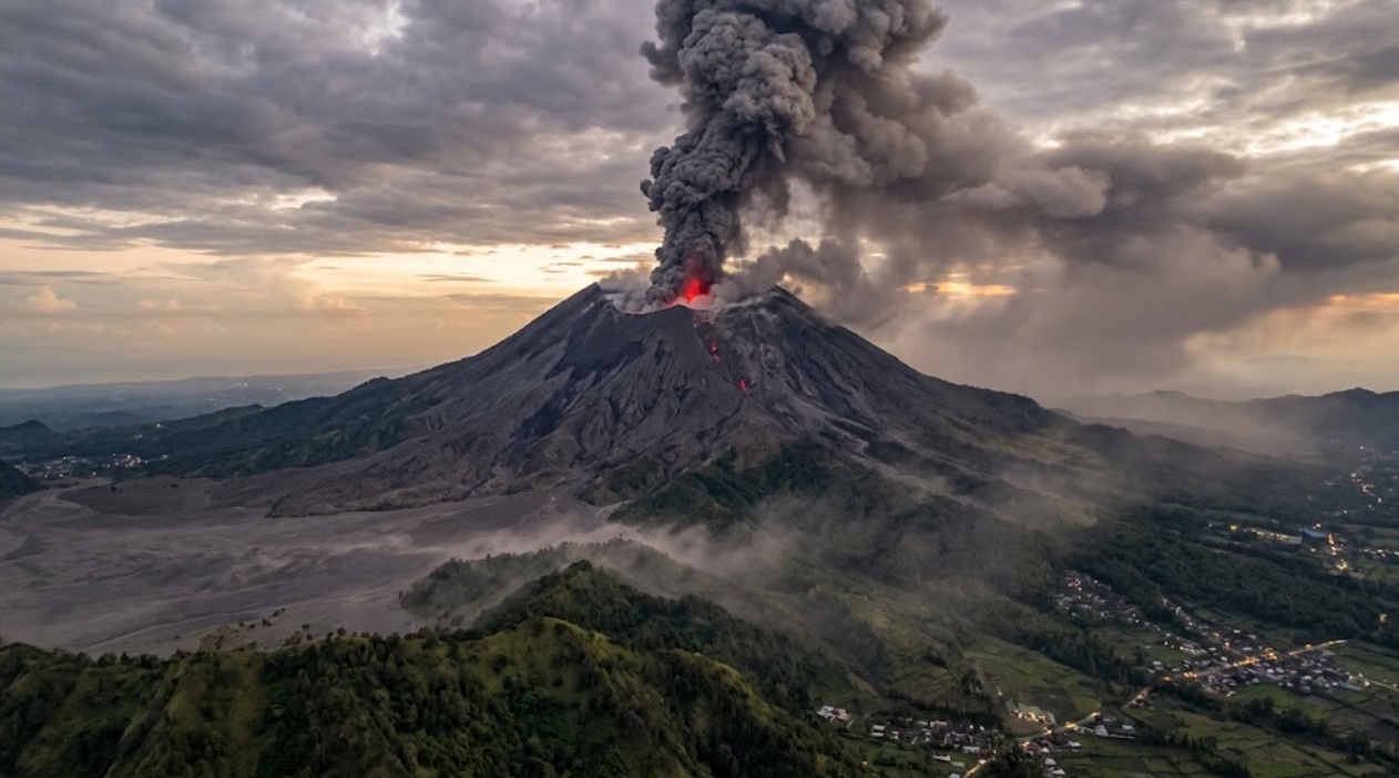 Gunung Semeru Kembali Erupsi, Abu Vulkanik Capai 1.000 Meter