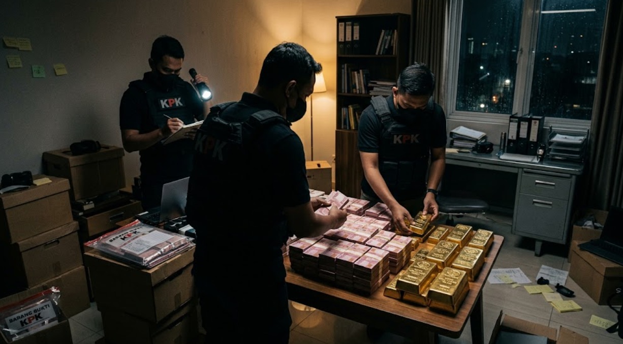 OTT KPK di BNPB mengamankan 14 orang, termasuk Sestama Rustian, serta uang Rp1,4 miliar dan emas. Simak fakta terbaru dugaan korupsi pengadaan ini.
