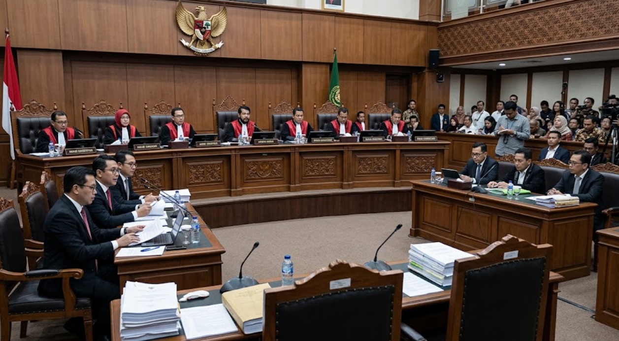 Permohonan tersebut diajukan oleh Farhan Hilmy dan tercatat dengan nomor perkara 382/PUU-XXIV/2026 setelah diregistrasi pada 9 Oktober 2026.
