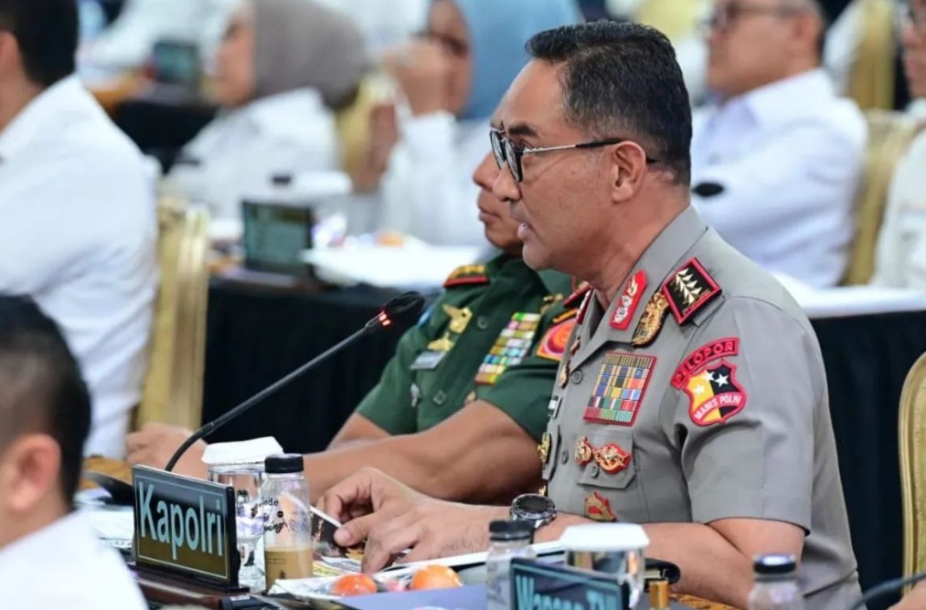 Kapolri menetapkan 13 korporasi dan 243 orang sebagai tersangka karhutla. Simak data luas lahan terbakar dan perkembangan penegakan hukum.