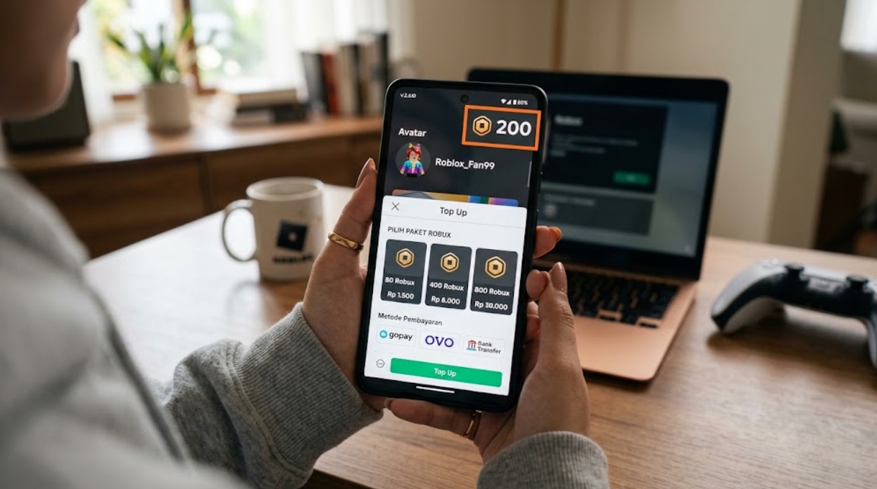 200 Robux Berapa Rupiah? Cek Harga dan Cara Top Up
